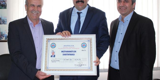 Ak Parti İl Başkanı Sümer, Müteahhitlerle Buluştu