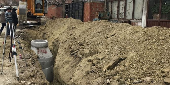 Soma’ya 4 Bin 250 Metrelik Kanalizasyon Hattı