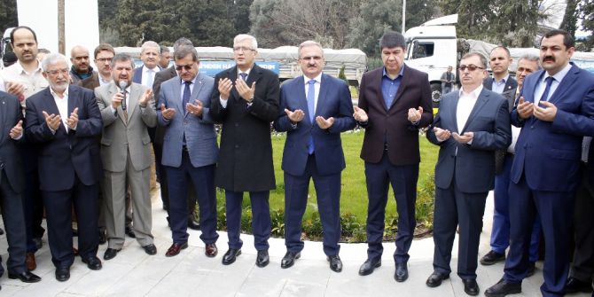 Antalya’dan Halep’e 10 Tır İnsani Yardım