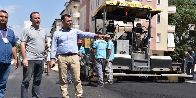 Alanya Belediyesi’nden Asfaltlama Çalışmaları