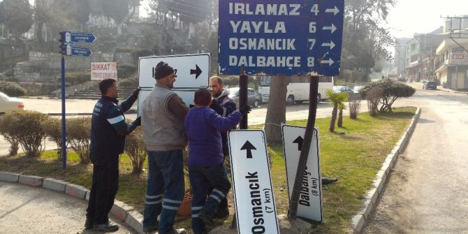 Turgutlu Levhaları Yenileniyor