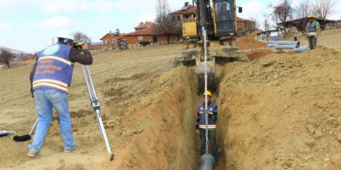 Büyükşehir’den Çivril’de Alt Yapı Çalışması