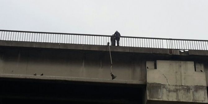 15 Temmuz Şehitler Köprüsü’nde İntihar Girişimi