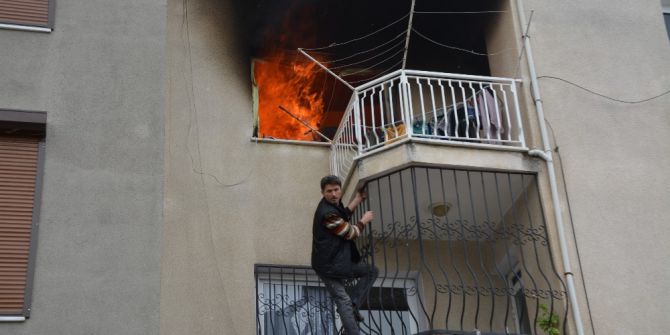 Söke’deki Yangında Korkulu Anlar Yaşandı