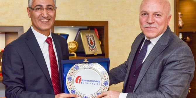 Vergi Dairesi Başkanı Aslan’dan Başkan Sekmen’e Ziyaret