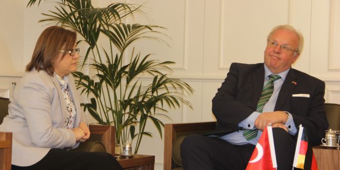 Almanya Ankara Büyükelçisi Martin Erdmann’dan Fatma Şahin’e Ziyaret