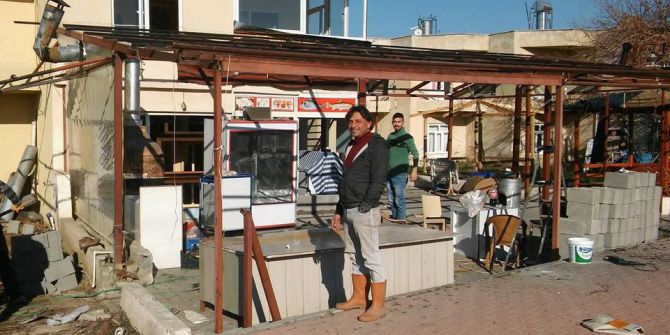 Antalya’da İş Yeri Yangını