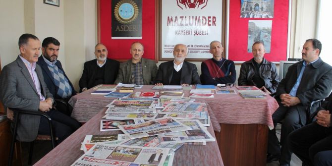 Mazlumder Kayseri Şube Başkanı Ahmet Taş: