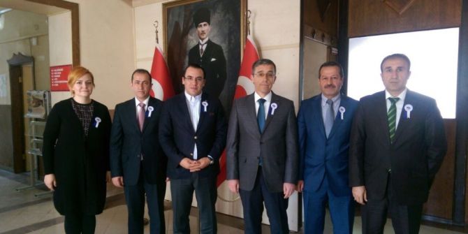 Kurum Amirlerinden Kaymakam Kaya’ya Vergi Haftası Ziyareti