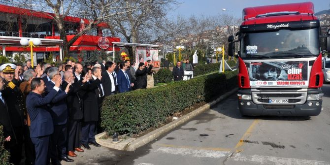 Kdz. Ereğli’den Halep’e 6 Tır Dolusu Yardım