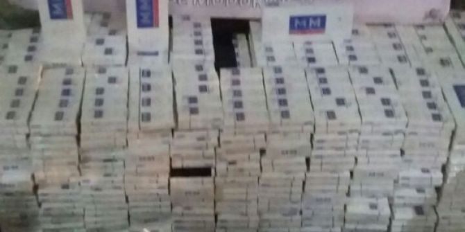 Bolu’da 5 Bin Adet Kaçak Sigara Ele Geçirildi
