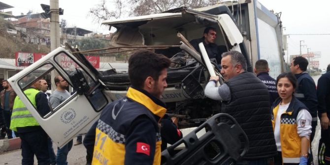 Çöp Kamyonu Sürücüsü Hayata Tutunamadı