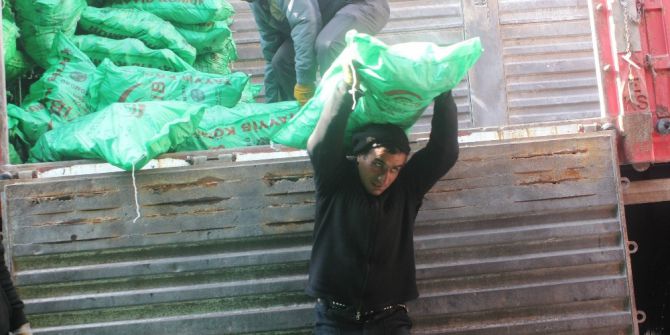 Ağrı’da Kömür Boşaltan İşçilerin Ekmek Mücadelesi