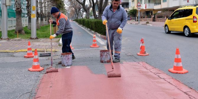 Muratpaşa’da Bisiklet Yolları Bakıma Alındı