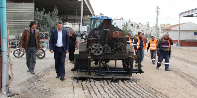 Silifke Sanayi Yolları Sıcak Asfaltla Buluşuyor