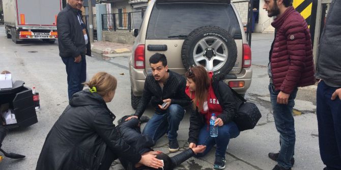Müşteriye Sipariş Götürmek İsterken Hastanelik Oldu