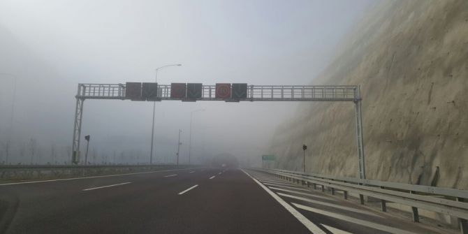 Bursa’ya Sis Çöktü