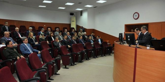 Karaman’da İl İdare Şube Başkanları Toplantısı