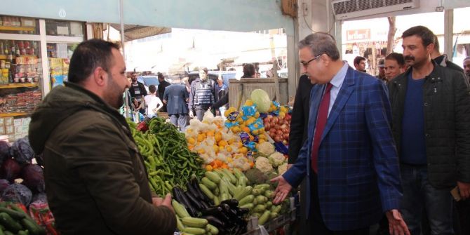 Vali Su, Cizre Esnafını Ziyaret Etti