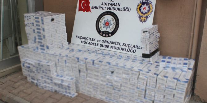 Polis Ekipleri Kaçak Sigaraya Geçit Vermiyor