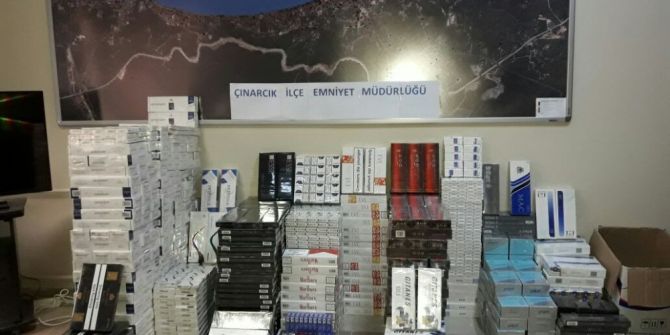 Yalova’da 9 Bin Paket Kaçak Sigara Ele Geçirildi