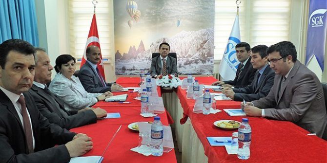 Sgk İl Müdürlüğünde İstihdam Toplantısı Yapıldı
