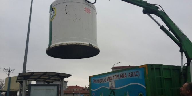 Kırklareli’de Cam Atıklar Toplanmaya Başlandı