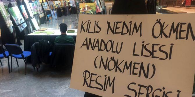 Nedim Ökmen Anadolu Lisesinden Resim Sergisi