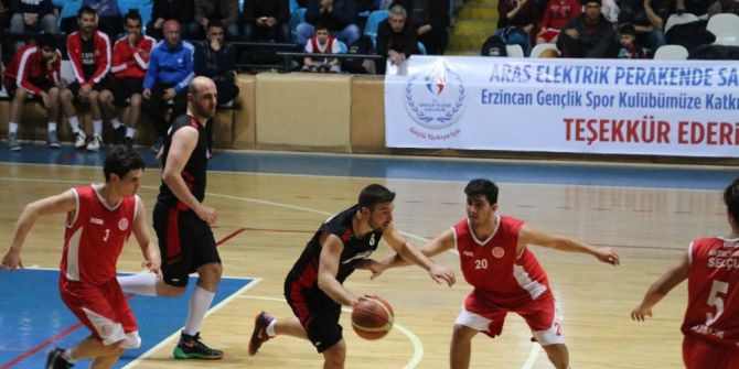 Erzincan Gençlik Basketbol Spor Kulübünden Farklı Galibiyet