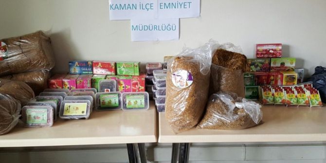 Kaman Emniyetinden Kaçak Tütün Ve Nargile Operasyonu