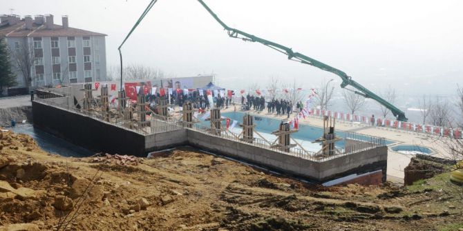 İzmit Belediyesinin Yaptırdığı Aquaparkın Temeli Atıldı