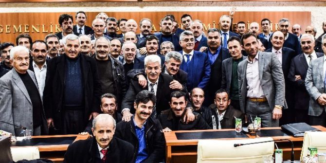 Başkan Sekmen Tortumlu Muhtarlarla Buluştu