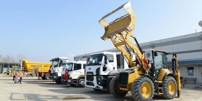 İnegöl Belediyesi Araç Parkurunu Güçlendiriyor