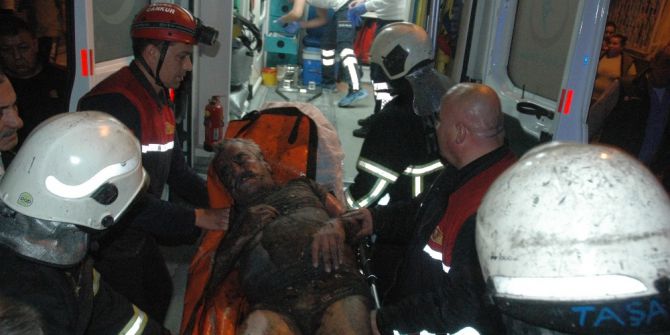 Film İzler Gibi Yangını İzlediler