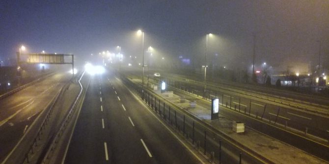 İstanbul’da Sis Etkisini Sürdürüyor