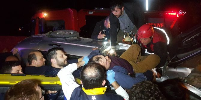 Samsun’da Trafik Kazası: 5 Yaralı