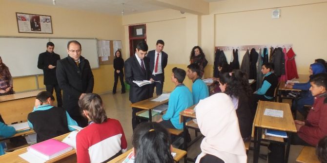 Kaymakam Kırlı’nın Okul Ziyaretlerine Devam Ediyor