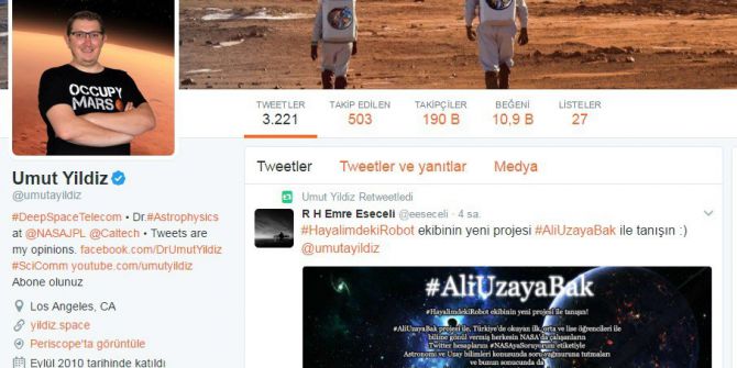 ’Ali Ata Değil Uzaya Baksın’