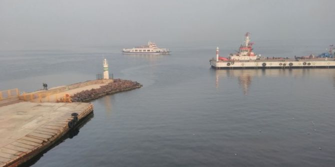 Çanakkale’de Yoğun Sis Deniz Ulaşımını Etkiledi
