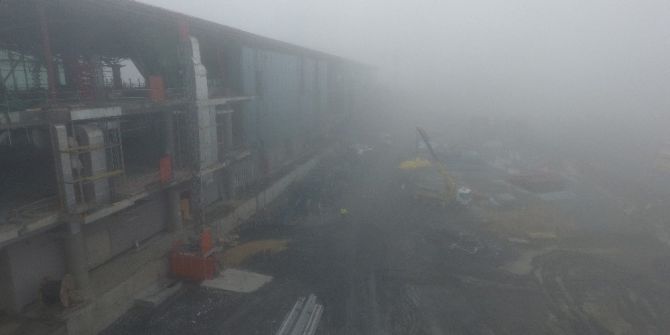 3. Havalimanı Çalışmaları Yoğun Sise Rağmen Devam Etti