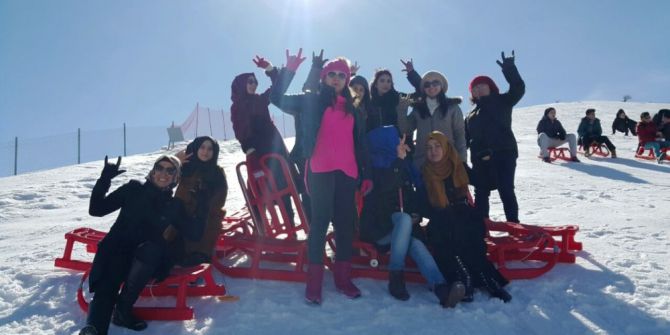 Pursaklarlı Kadınlar Kayak Merkezinde Keyifli Bir Gün Geçirdi