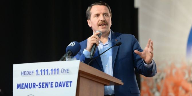 Memur-sen Genel Başkanı Yalçın: "Darbeci Zihniyetten Millet Rahatsız"