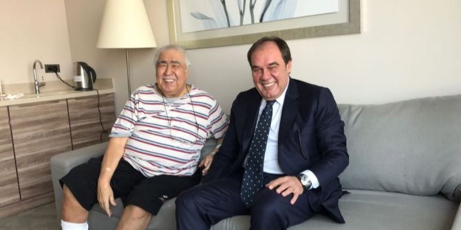 Demirören’den Begiter’e Geçmiş Olsun Ziyareti