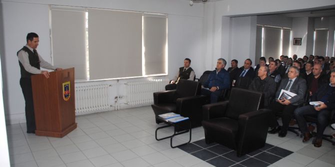 Jandarma Emniyet Ve Asayişte Etkinliği Arttırmak İçin Toplantıda