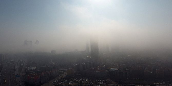 Sis Altında Kalan İstanbul Drone İle Havadan Görüntülendi