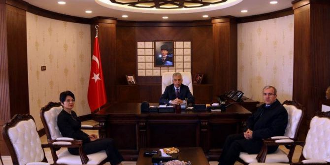 İller İdaresi Genel Müdür Vekili Toraman Vali Toprak’ı Ziyaret Etti