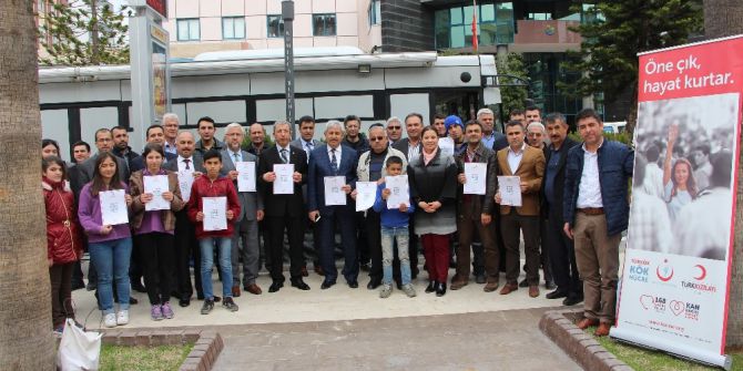 Kumluca’da Kök Hücre Bağışına “Umudum Sensin” Desteği