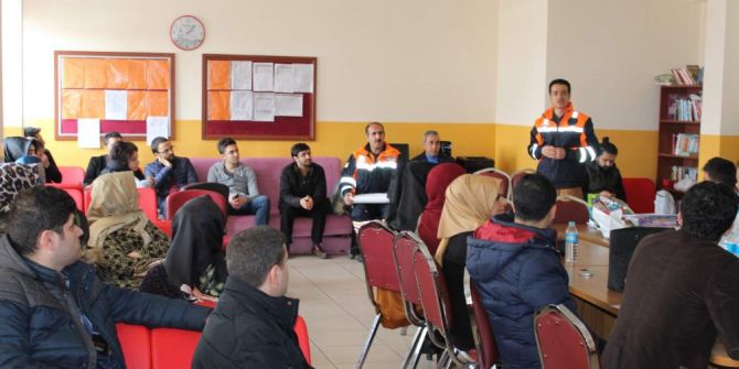 Bingöl Afad Ekipleri, Öğrencileri Bilgilendirdi
