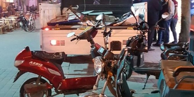 Çark Caddesinde Bisiklet Kullananların Bisikletleri Toplandı