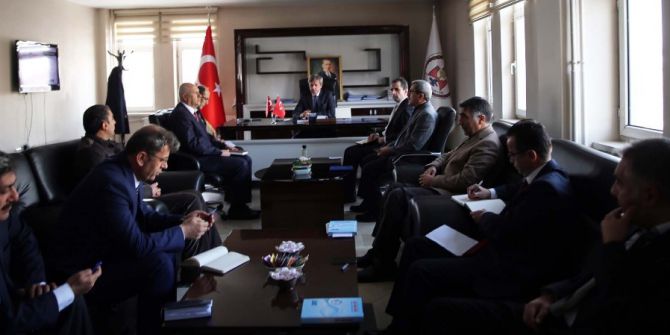Vali Çınar Birim Amirleriyle Bir Araya Geldi